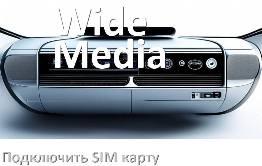
Как к магнитоле Wide Media подключить SIM карту и вставить на Андроид
