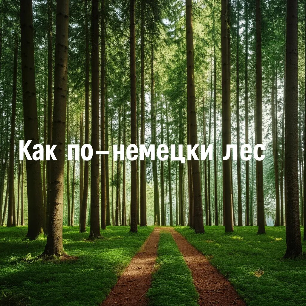    Как по-немецки лес Михаил Обзоров