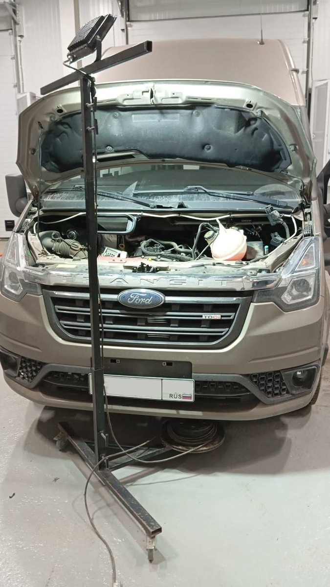 Процесс программного отключения мочевины, ЕГР и сажевого фильтра на китайском Форд Транзит Про