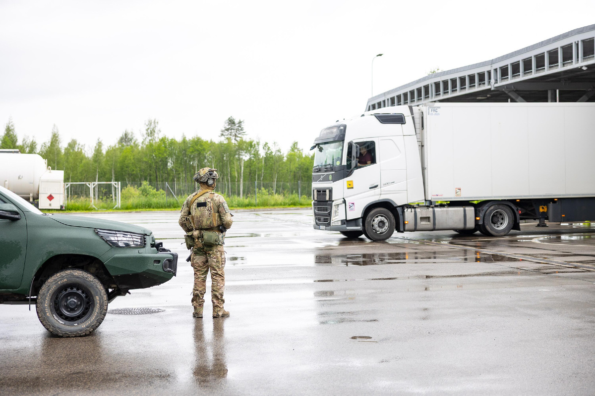 Граница Латвии и России в районе КПП "Терехово" © CC BY-SA 2.0 / Saeima