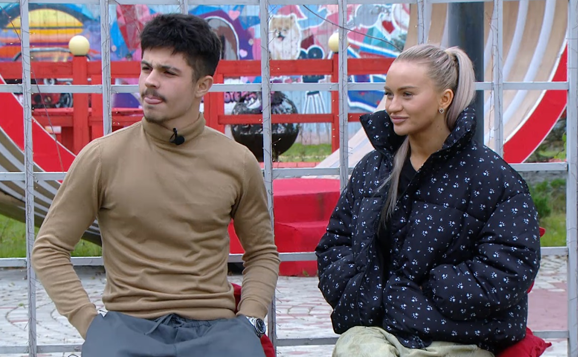 Никита Гуранда и Элина Рахимова (фото из эфира на «Okko»)