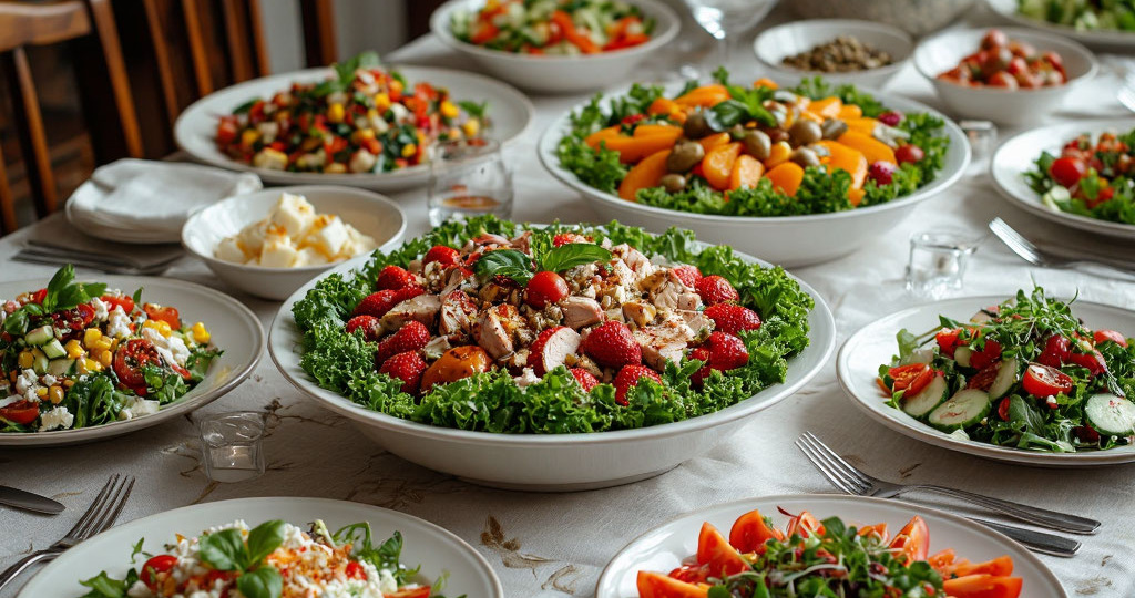 🍽️ Лучшие салаты на каждый день: 8 рецептов, которые вас порадуют! 🍽️