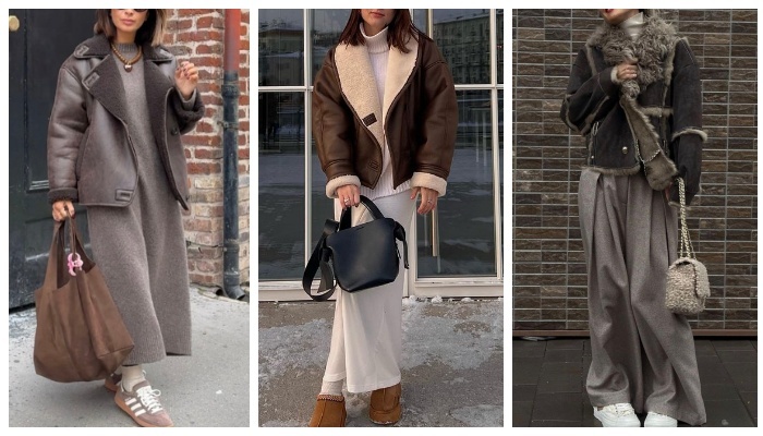 Короткая дублёнка — идеи для стильных образов