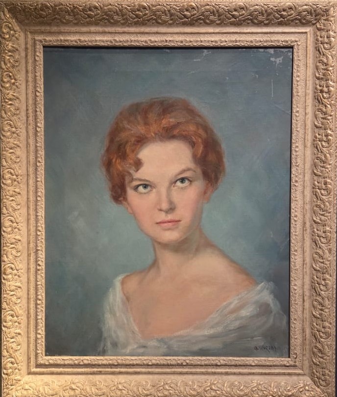 А.Г.Воронина Портрет женщины 1950-1960-е холст, масло