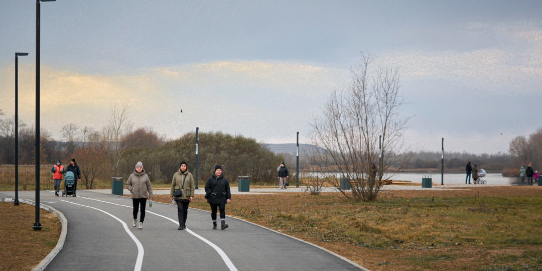 В Ачинске преобразилась городская набережная реки Чулым