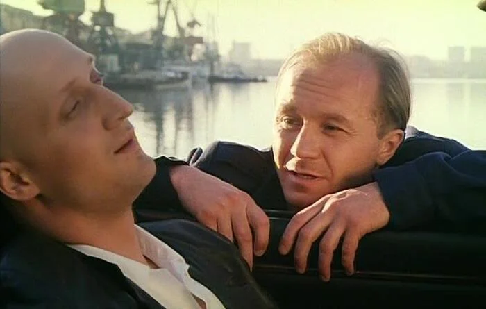 Андрей Панин с Гошей Куценко в фильме «Мама, не горюй!», 1997