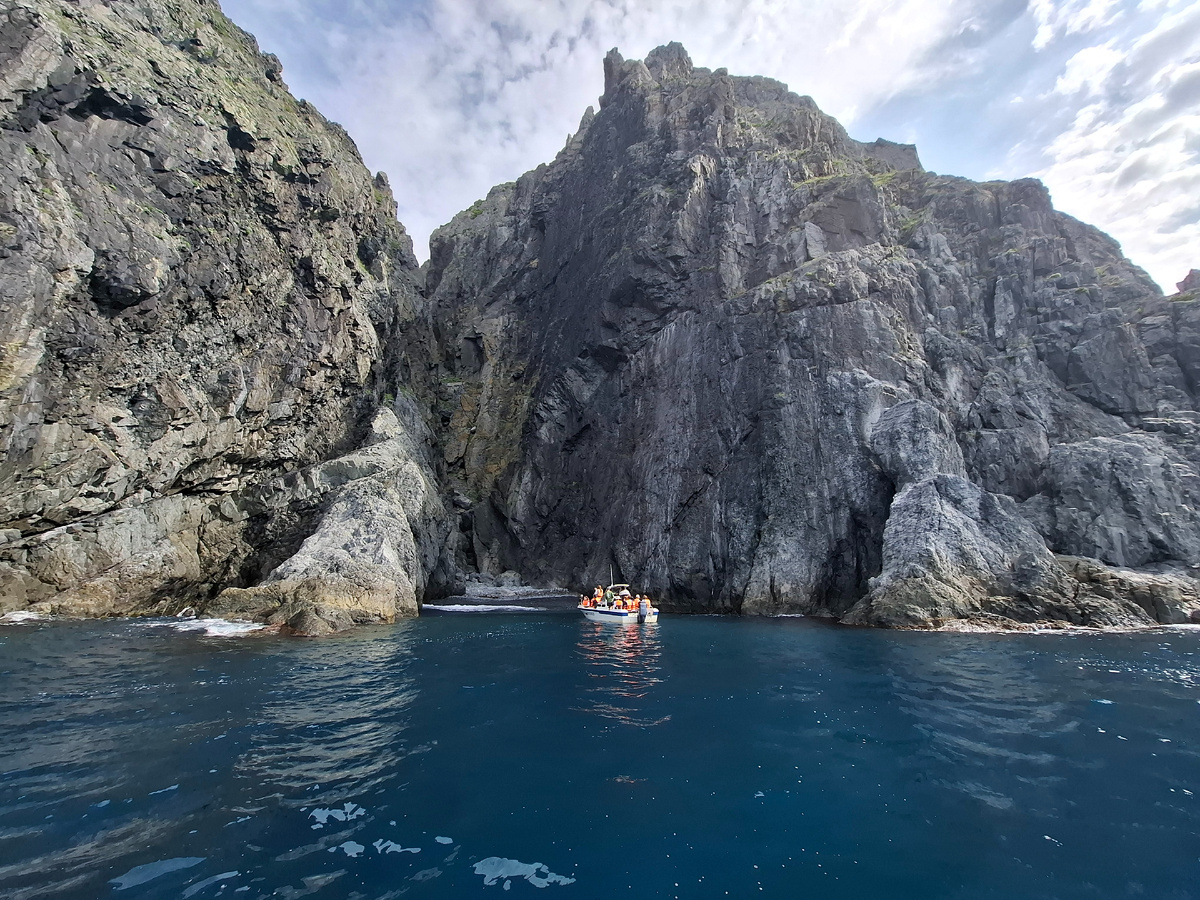 На подходе к острову