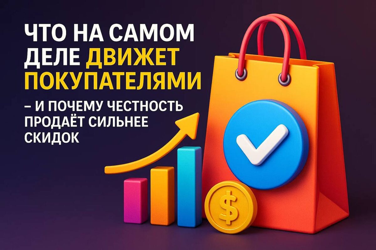 Что на самом деле движет покупателями — и почему честность продаёт сильнее скидок