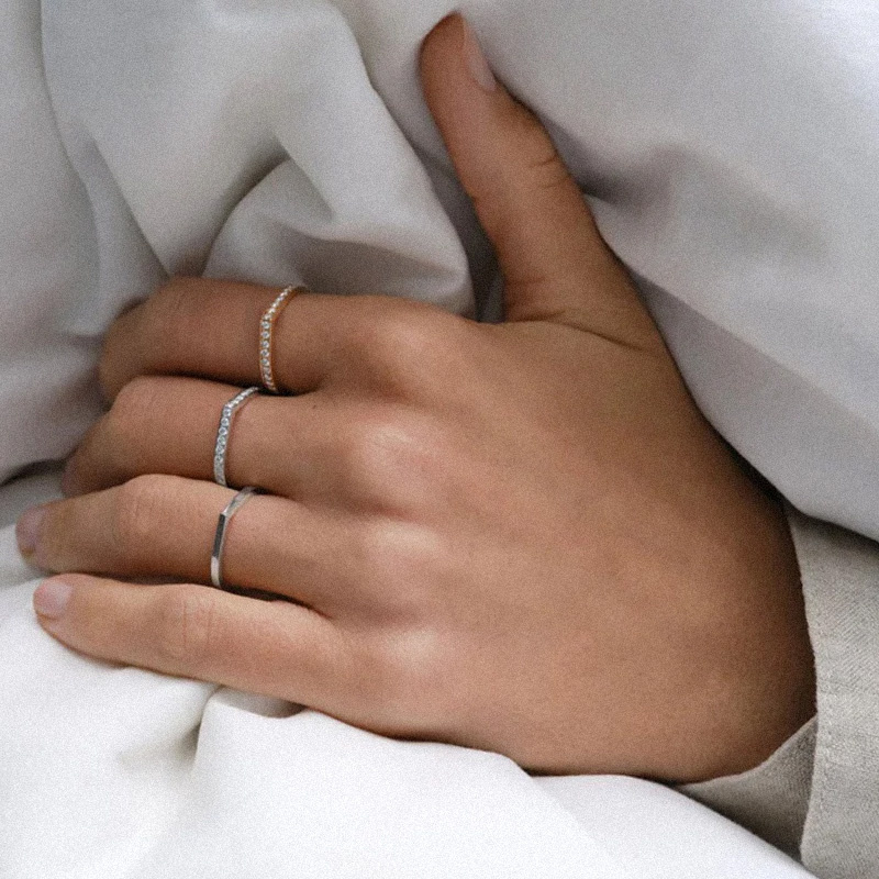 Кольца Repossi Antifer из розового и белого золота с бриллиантами