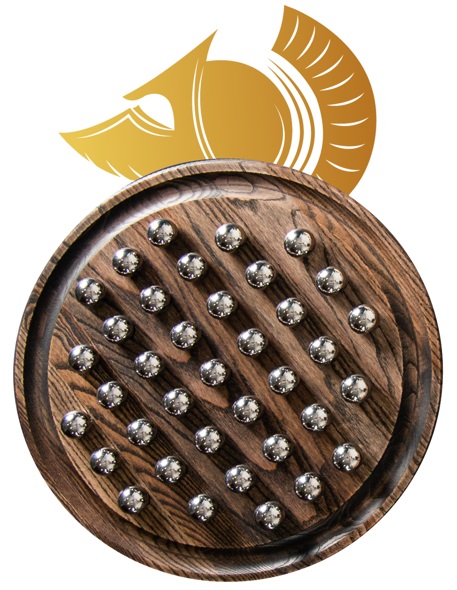 Настольная игра головоломка Солитер "Темный рыцарь"