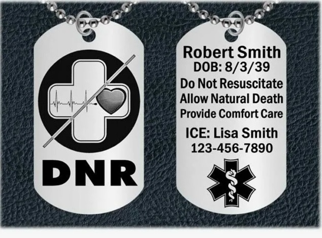 Жетон не реанимировать, с указанием контактных данных родственника