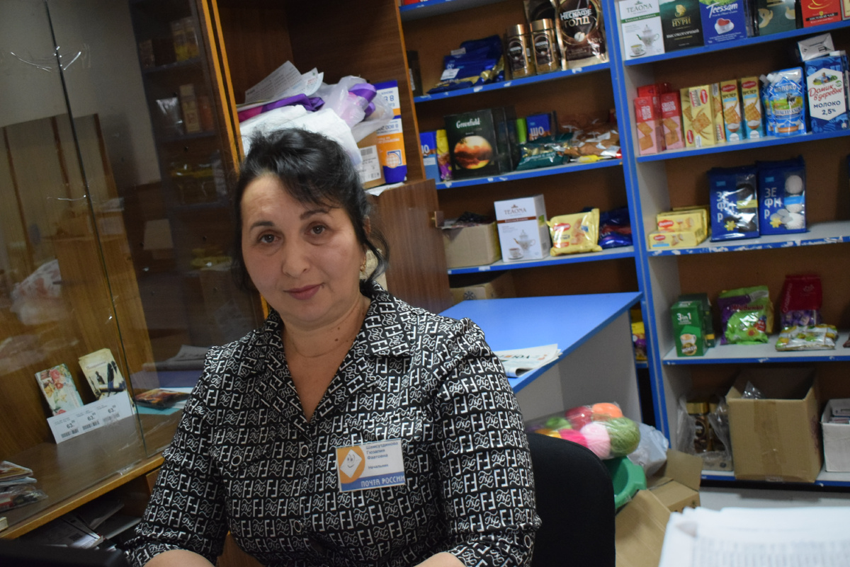 Гузалия Шамсутдинова, почтальон Биюрганского сельского поселения