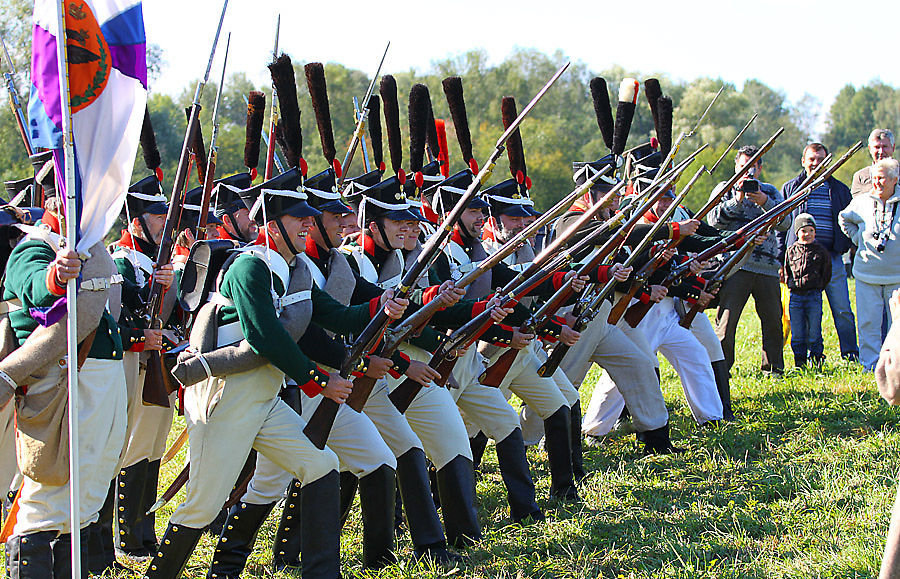 Русская пехота в 1812 году. (реконструкция)