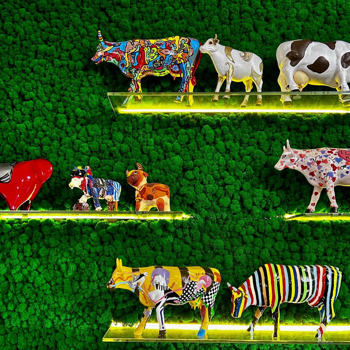 В музее истории молока и глазированного сырка.