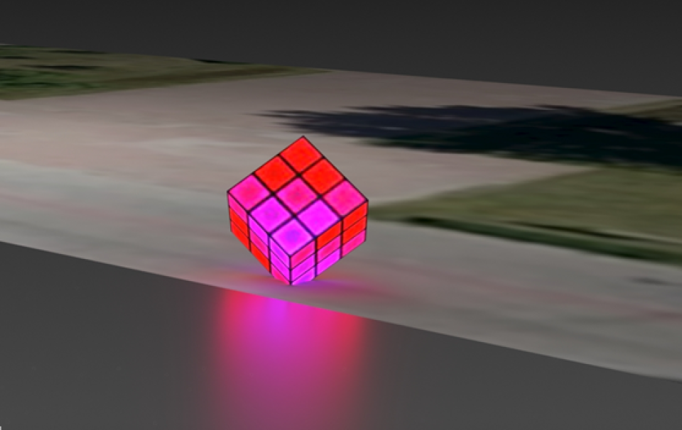    Эскиз элементов новогоднего городка на площади Свободы. Источник: Документация на сайте Госзакупок