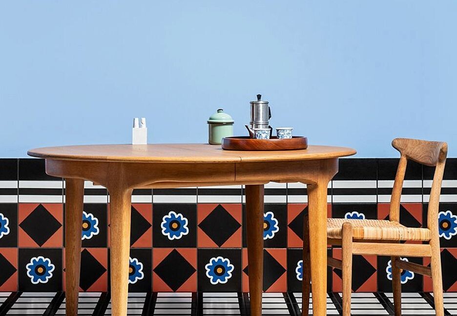 Плитка пэчворк на кухне