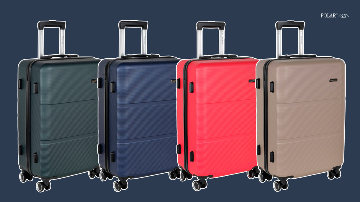 Чемодан из ABS пластика: чемодан POLAR ABS средний Р612
