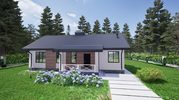 Визуализация дома 118м2