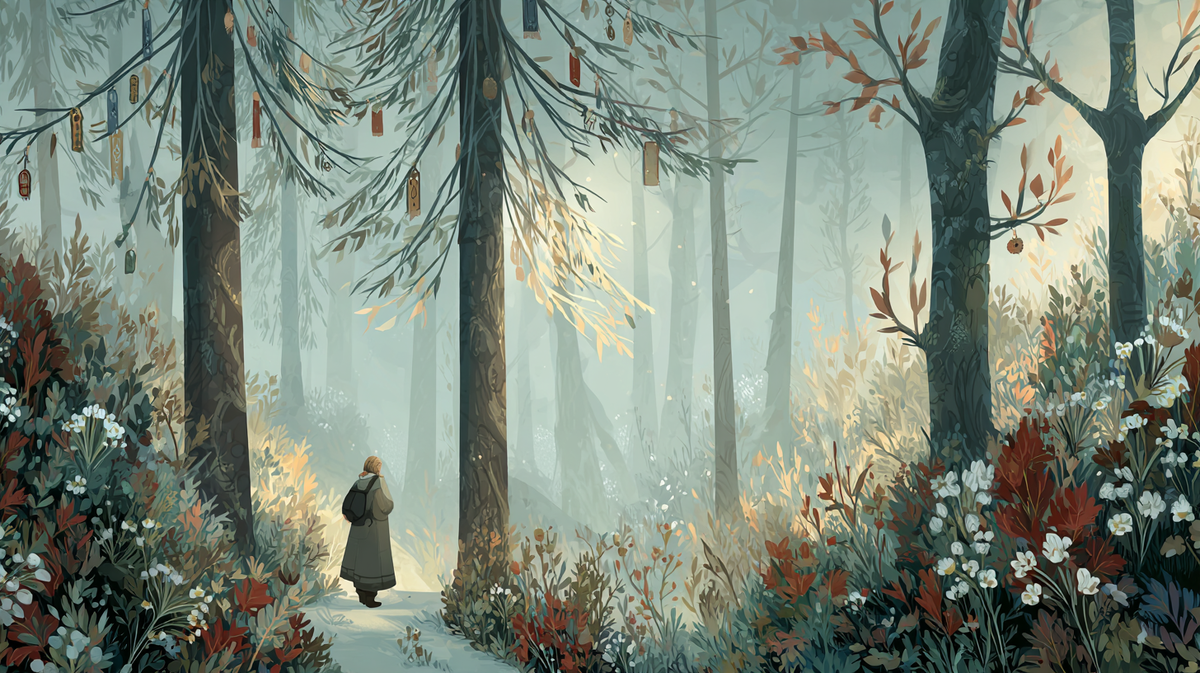 Природа будто живёт своей тайной жизнью: грибы, мхи, редкие цветы