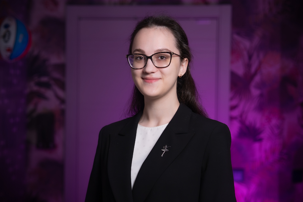 Нонна Гаврикова, выпускница Санкт-Петербургского политехнического университета Петра Великого (СПбПУ), исполнитель дипломного проекта по заказу ИОГВ 2025