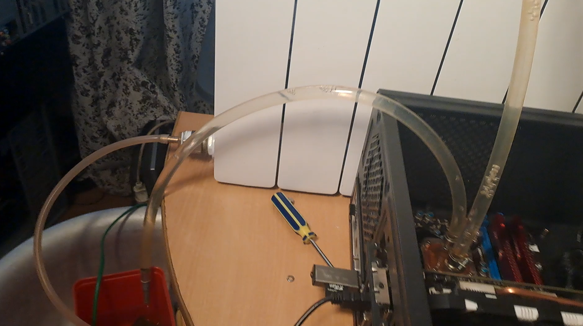 Батарея охлаждает ПК