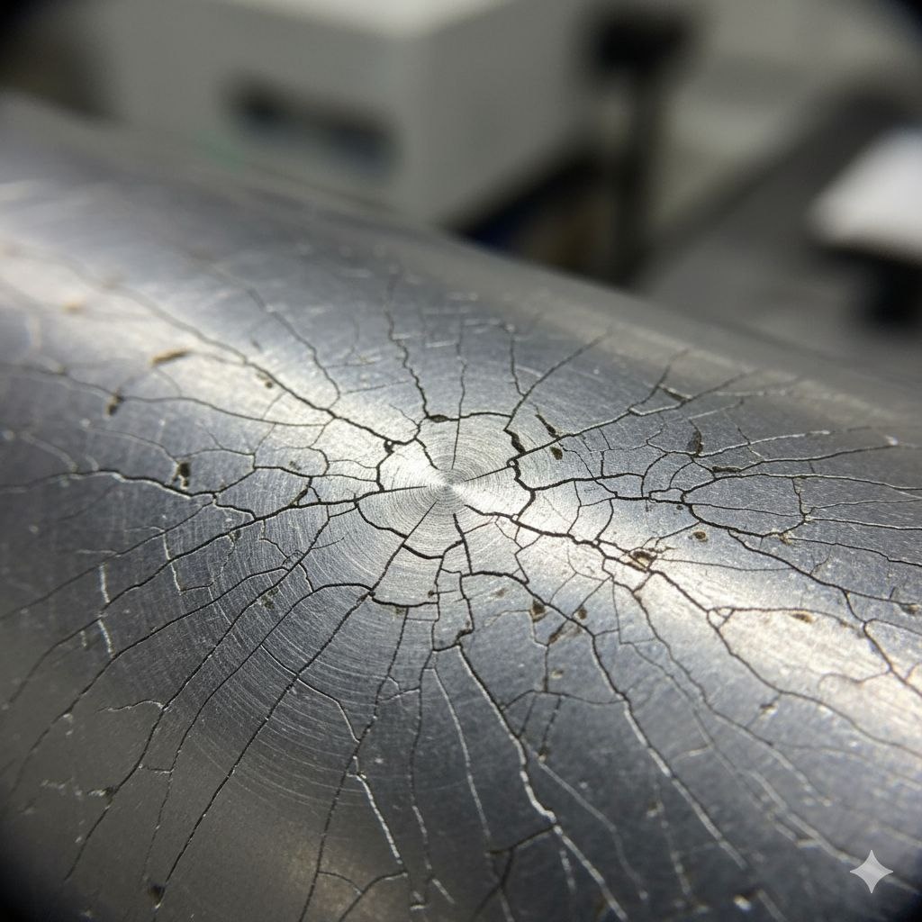 Усталостные трещины заметны невооруженным глазом