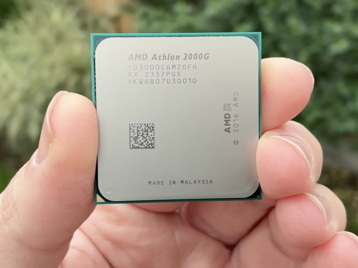    Обновлённый бюджетный процессор AMD Athlon 3000G испытали в играх