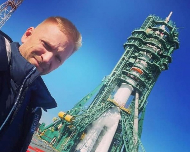 На Байконуре. Фото из соцсетей А.Дудина