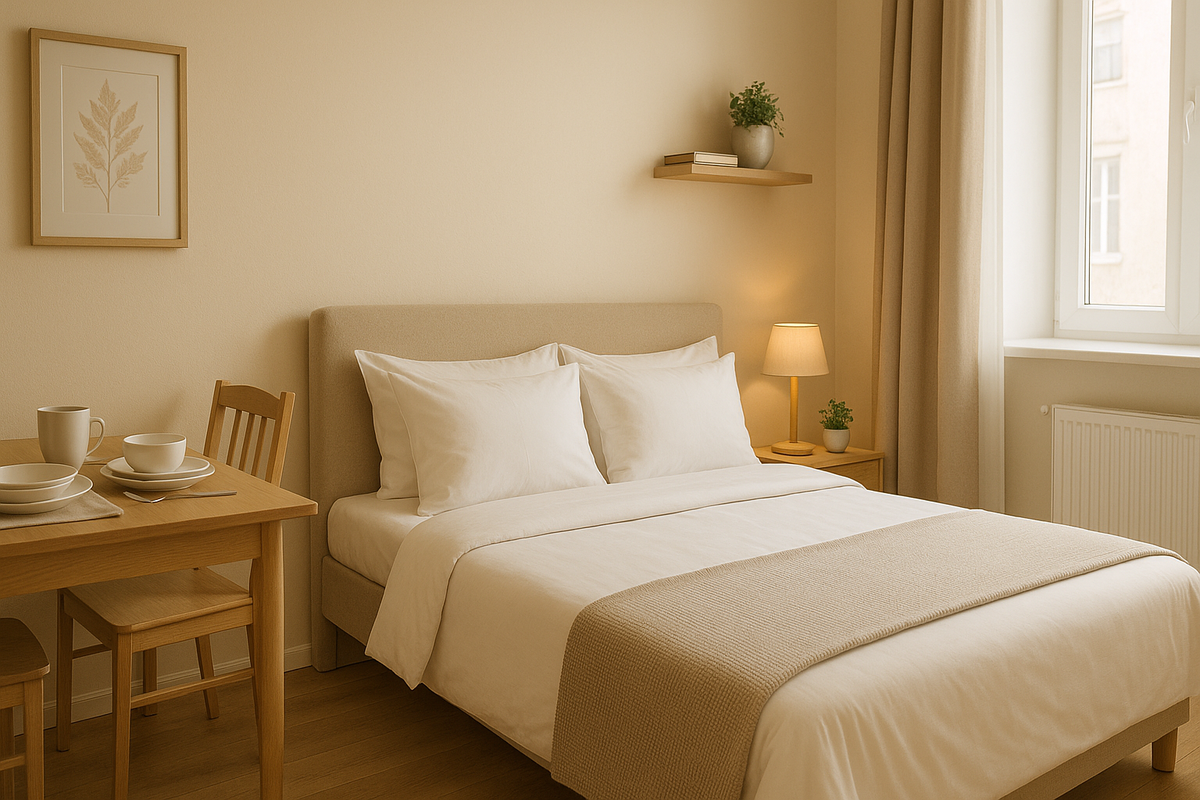 Уютная квартира после уборки и обслуживания под управлением I Rent Apart