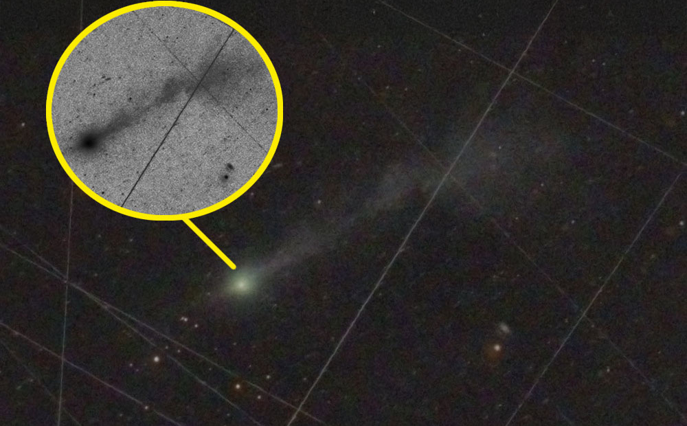 Струи, выходящие из 3I/ATLAS