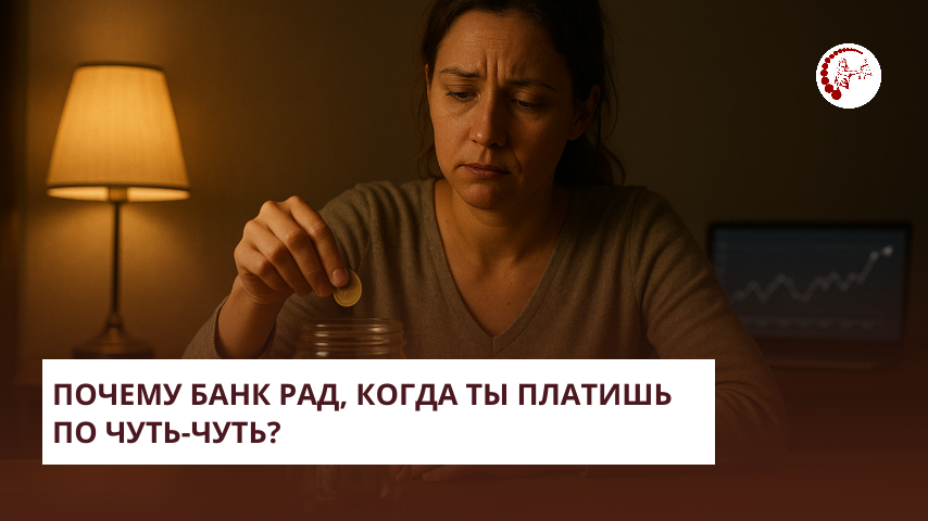 Почему банк рад, когда ты платишь по чуть-чуть?