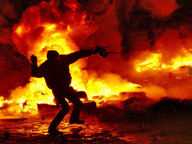     События в Киеве в январе 2014 года. Фото: Wikipedia.org.