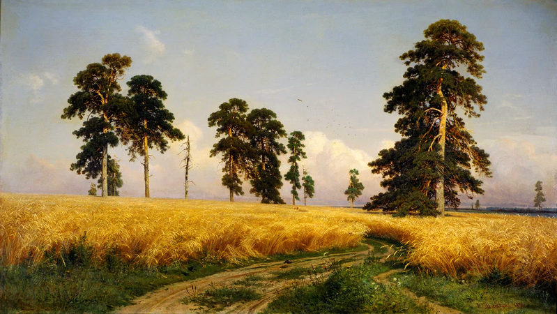 И. И. Шишкин, картина Рожь, 1878 г.