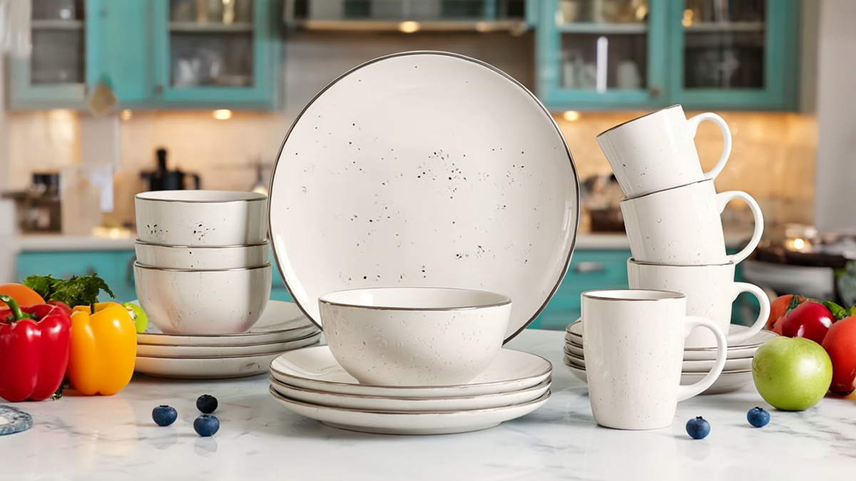 набор столовой посуды LoliDream White Galaxy на 4 персоны