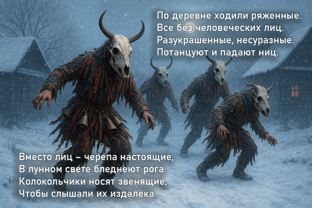 Ночь ужаса и мистики, что приходит раз в столетие. В эту ночь в деревни являются ряженые, чтобы собрать свою жатву.