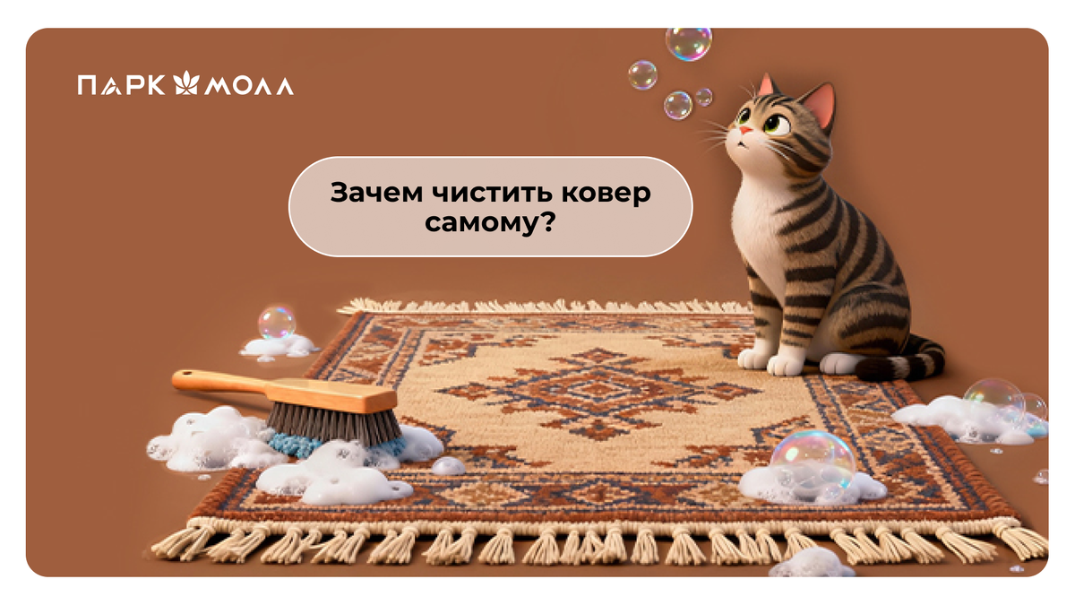 Чистка ковра в домашних условиях