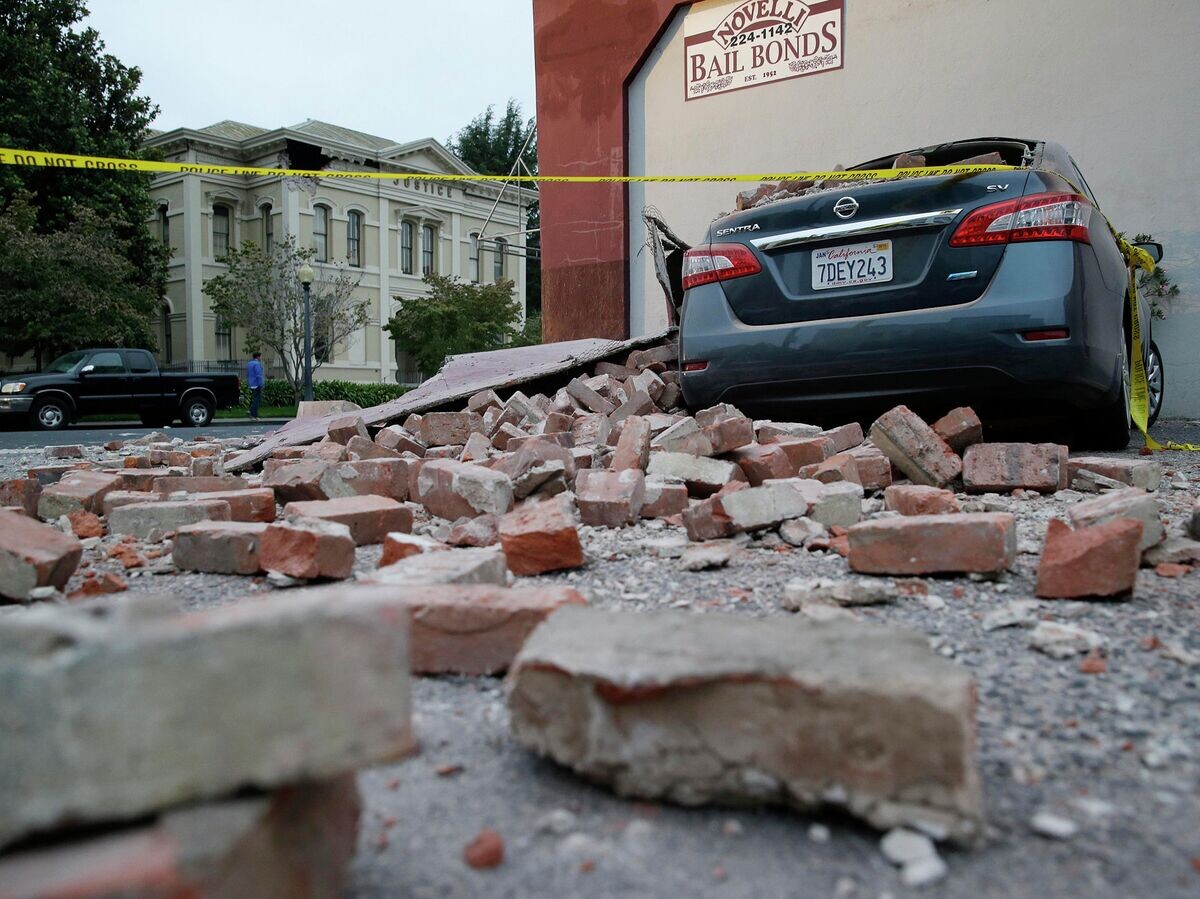    Землетрясение в США© AP Photo / Eric Risberg