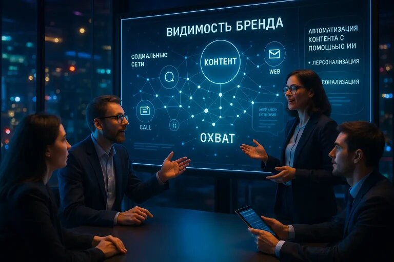    ИИ делает бренд видимым во всех форматах "Kontenium"