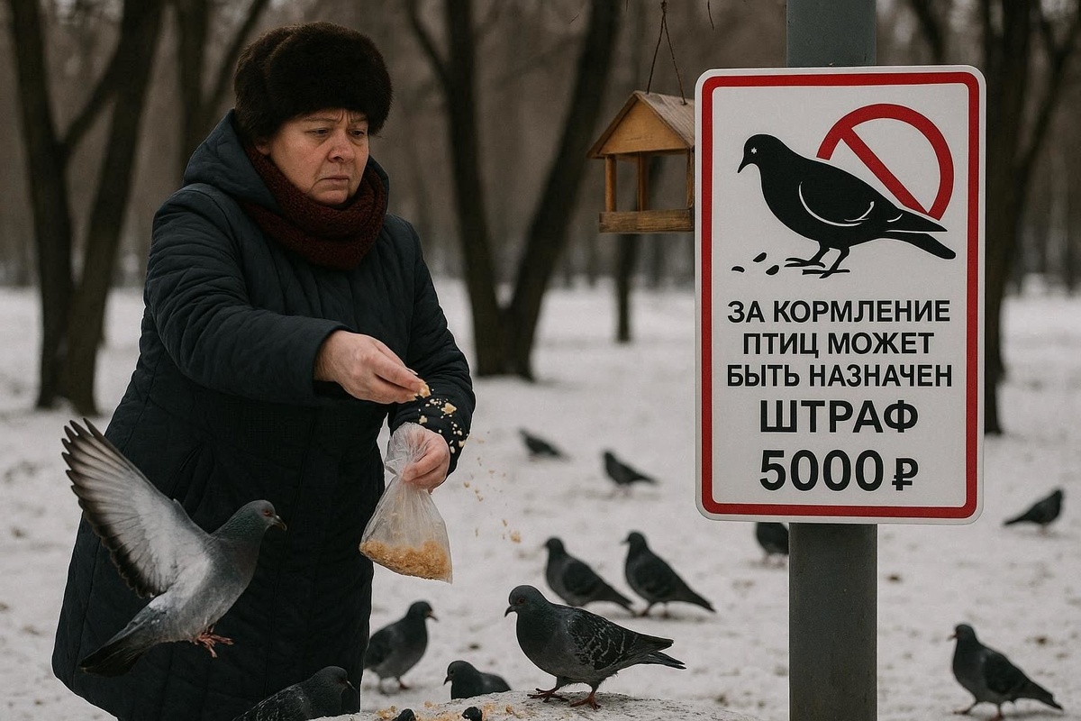 Кормишь птиц — плати штраф: В России ввели неожиданный запрет