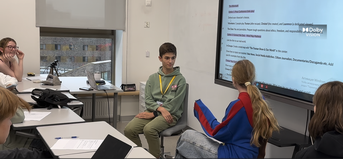 Фото от преподавателя: ученики на уроке