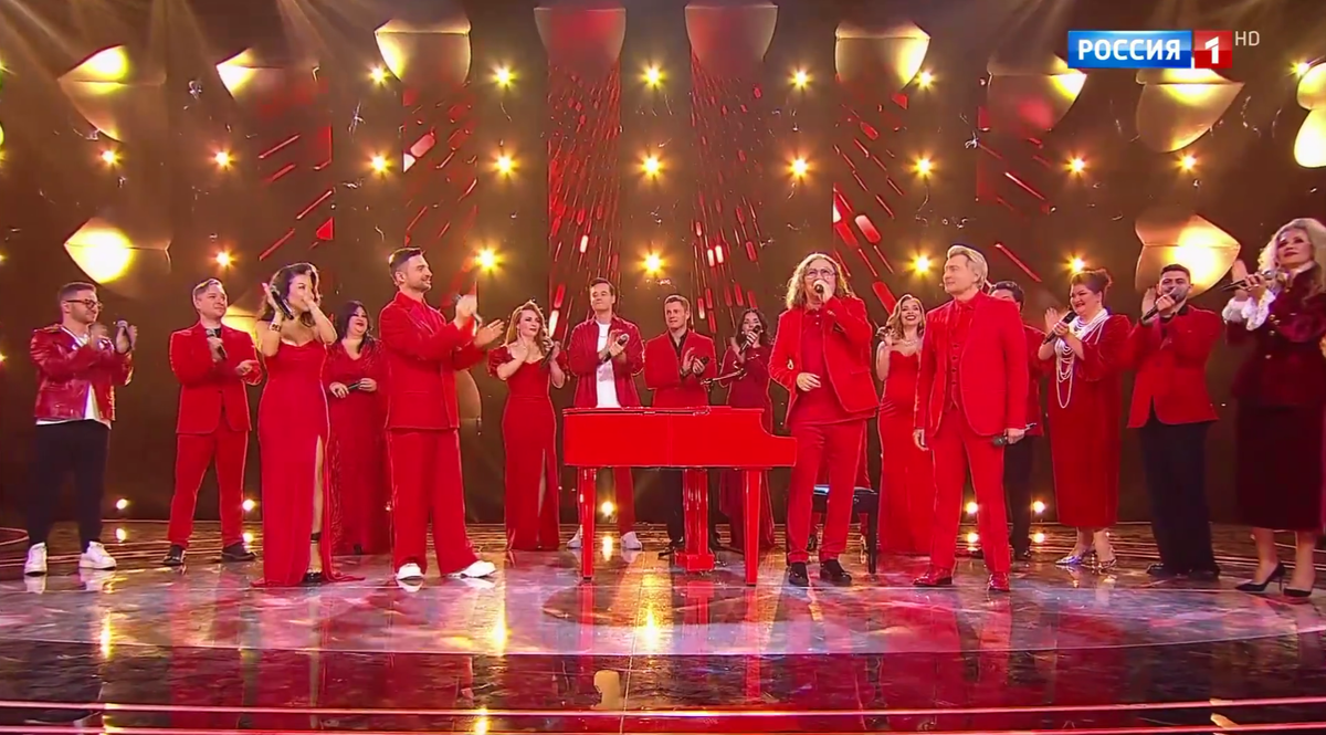 Игорь Николаев и члены жюри "Ну-ка, все вместе".