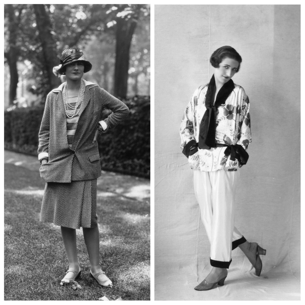 Chanel 1929 год и Poiret Fashion 1925 год