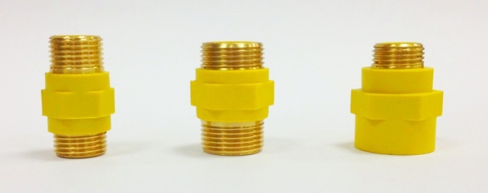 Диэлектрические вставки. Фото: pitergaz.ru