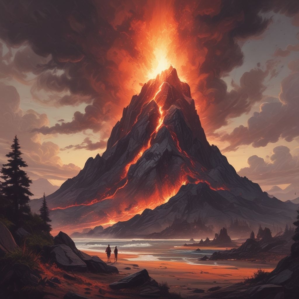 «Гора рыгала огнём и пламенем» — такую фразу можно было встретить в литературе позапрошлого века.