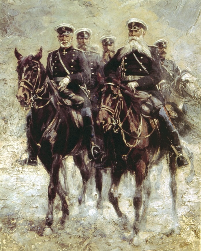 "Русские генералы". Художник Ярослав Вешин (Болгария), 1907 год.