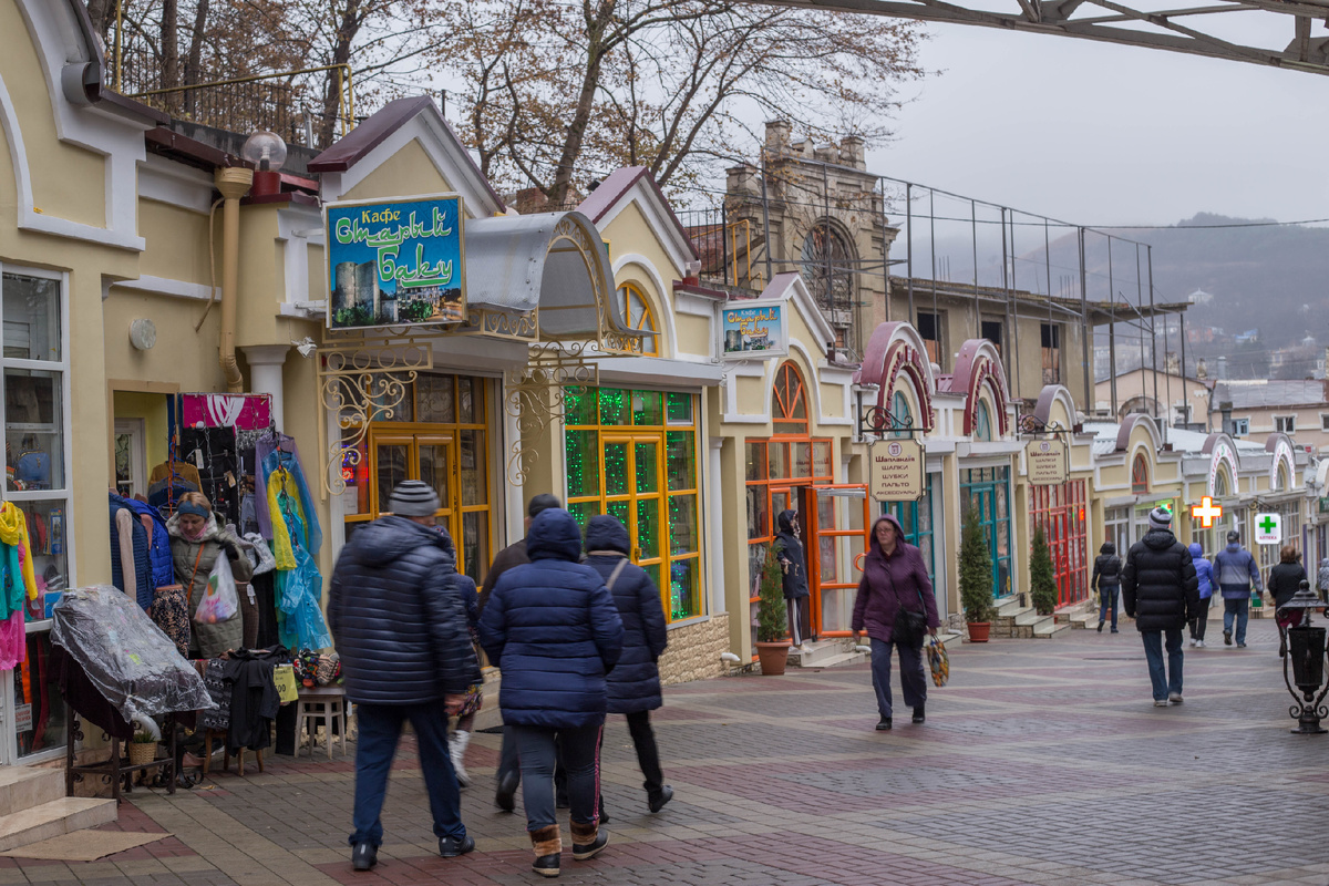 Кисловодск в хмурый ноябрьский день