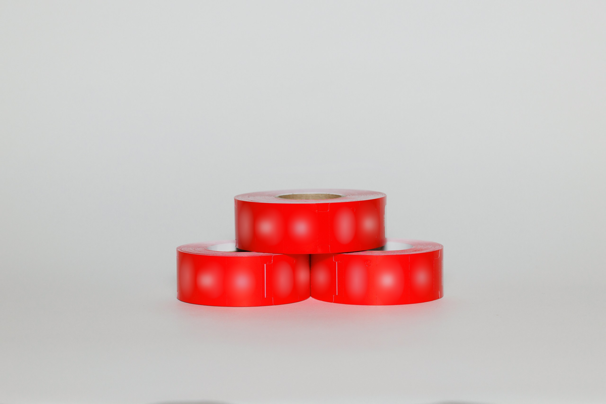 Навесная этикетка (бирка) с печатью