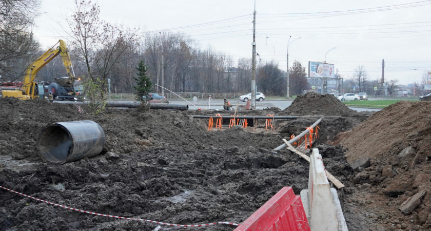    В Вологде обновляют ключевой канализационный коллектор: уже уложено более 900 метров новых труб