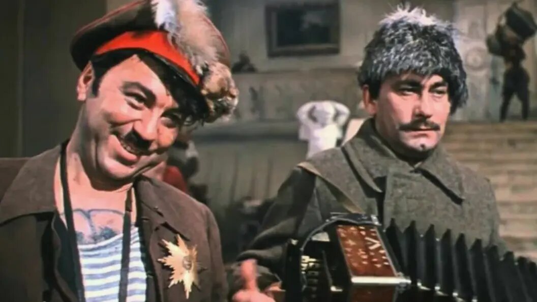    Кадр из к/ф "Свадьба в Малиновке (1967). Режиссёр Андрей Тутышкин, "Ленфильм"