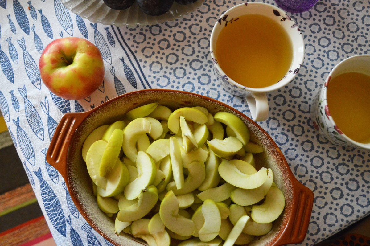 Яблочные дольки 